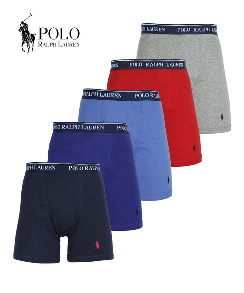 ポロ ラルフローレン POLO RALPH LAUREN 【5枚セット】CLASSIC FIT メンズ ロングボクサーパンツ 下着 おしゃれ 人気 プレゼント 彼氏