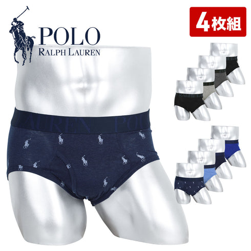 ポロ ラルフローレン POLO RALPH LAUREN 【4枚セット】CLASSIC FIT メンズ ブリーフ プレゼント クリスマス ギフト 彼氏 夫 旦那