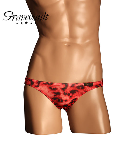 グレイブボールト Gravevault LEOPARD メンズ ビキニ 【メール便】
