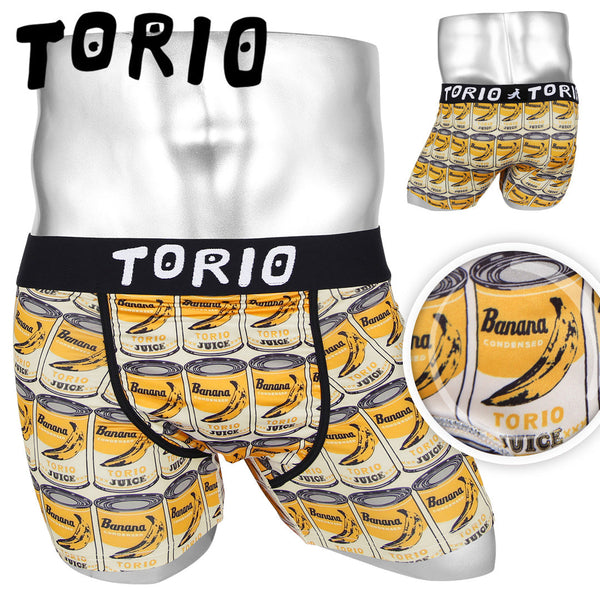 トリオ TORIO バナナ缶 メンズ ボクサーパンツ 【メール便】