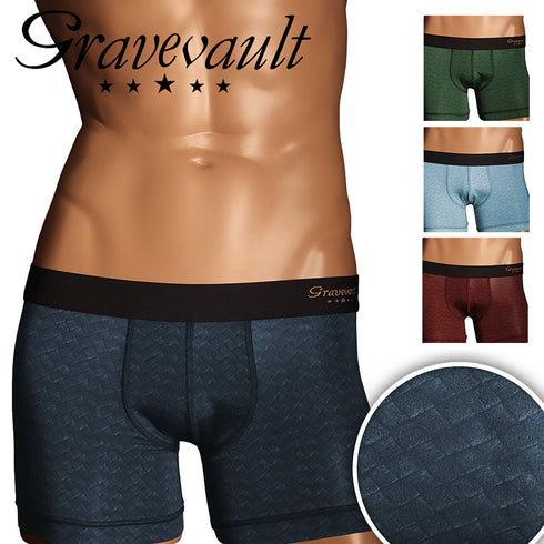 グレイブボールト Gravevault Intrecciato メンズ ショート ボクサーパンツ 【メール便】