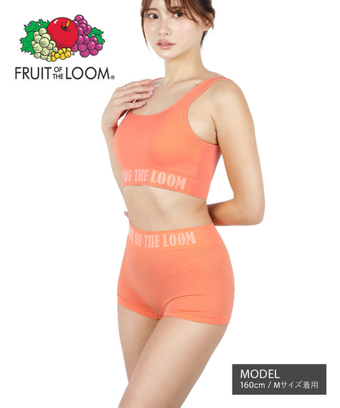 フルーツオブザルーム FRUIT OF THE LOOM FTL 成型 レディース ブラ&ショーツ 上下セット 【メール便】