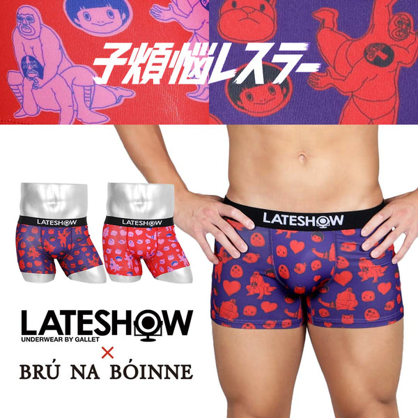 レイトショー LATESHOW レスラー×LATESHOW メンズボクサーパンツ 【メール便】