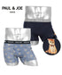 ポールアンドジョー PAUL&JOE 【2枚セット】ベア天GIPSY総柄+無地2P パッケージBOX付き メンズ ボクサーパンツ