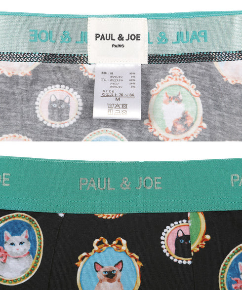ポールアンドジョー PAUL&JOE ベア天額縁猫柄 PT メンズ ボクサーパンツ