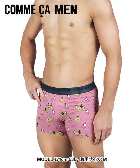 コムサメン COMME CA MEN ベア天ペンギン柄 PT メンズ ボクサーパンツ 【メール便】