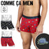 コムサメン COMME CA MEN ベア天ハリネズミ柄 PT メンズ ボクサーパンツ 【メール便】