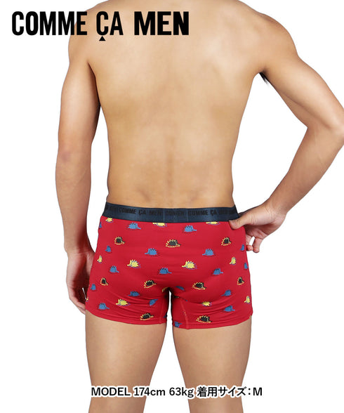 コムサメン COMME CA MEN ベア天ハリネズミ柄 PT メンズ ボクサーパンツ 【メール便】