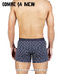 コムサメン COMME CA MEN 【2枚セット】ベア無地+プリント柄 メンズ ボクサーパンツ