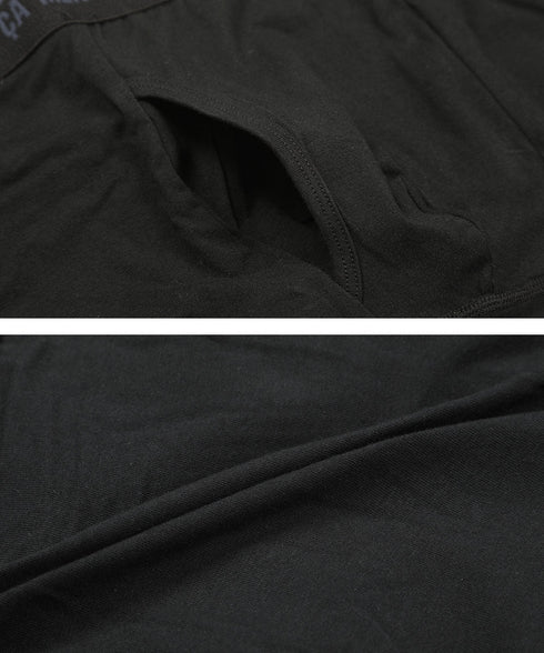 コムサメン COMME CA MEN 【2枚セット】ベア無地+プリント柄 メンズ ボクサーパンツ