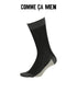 コムサメン COMME CA MEN メッシュパネル切替 メンズ クルーソックス 【メール便】