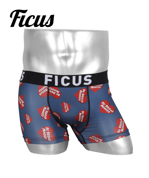 フィークス FICUS ManyHeart メンズボクサーパンツ 【メール便】|下着 おしゃれ 人気 ハート クリスマス プレゼント 彼氏