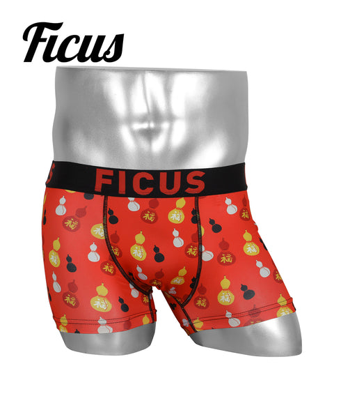 フィークス FICUS 福ひょうたん メンズボクサーパンツ 【メール便】|下着 おしゃれ 人気 縁起 クリスマス プレゼント 彼氏