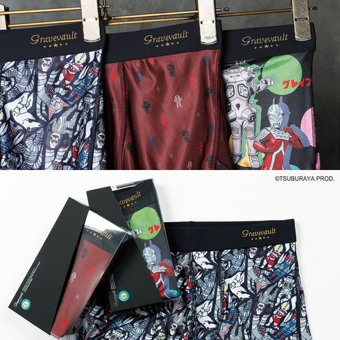 グレイブボールト Gravevault ウルトラマン メンズ ショート ボクサーパンツ 【メール便】
