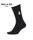 ポールアンドジョー PAUL&JOE 10X1リブお座りヌネット刺繍 メンズ クルーソックス 【メール便】