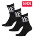 ディーゼル DIESEL 【3足セット】SKM-RAY-THREEPACK クルーソックス 【メール便】
