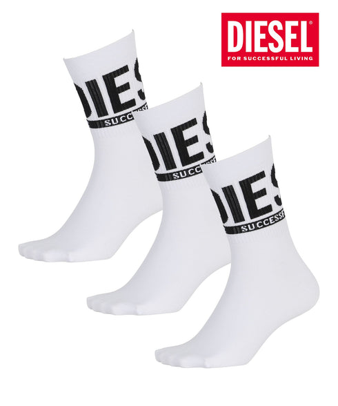 ディーゼル DIESEL 【3足セット】SKM-RAY-THREEPACK クルーソックス 【メール便】
