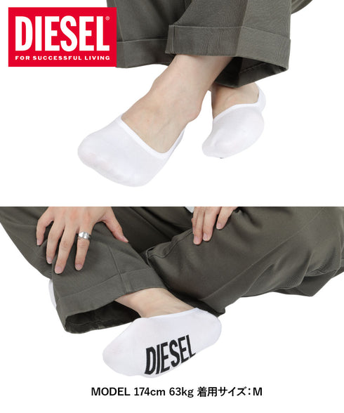 ディーゼル DIESEL 【3足セット】SKM-HIDEPAT-THREEPACK カバーソックス 【メール便】
