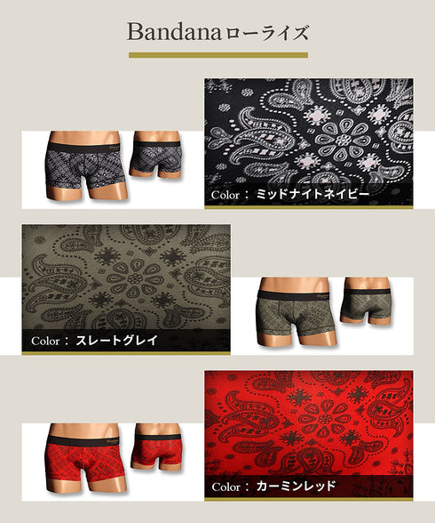 グレイブボールト Gravevault Bandana メンズ ローライズ ボクサーパンツ 【メール便】