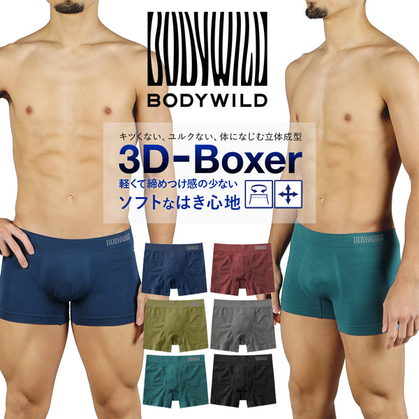 グンゼ GUNZE STANDARD 3D-BOXER メンズ ボクサーパンツ 【メール便】