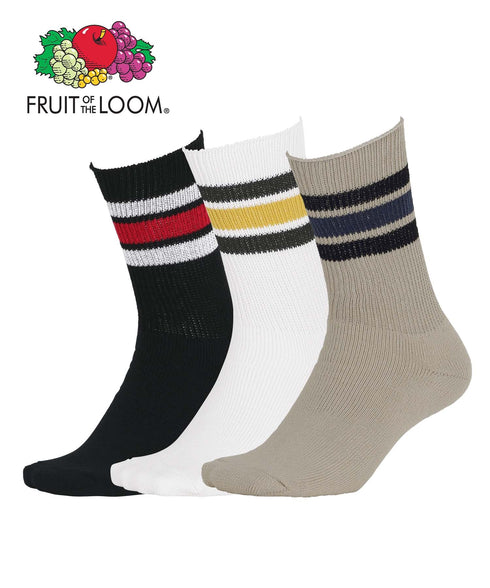 フルーツオブザルーム FRUIT OF THE LOOM Loose Fit 3P DadSocks