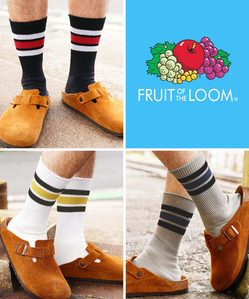 フルーツオブザルーム FRUIT OF THE LOOM Loose Fit 3P DadSocks