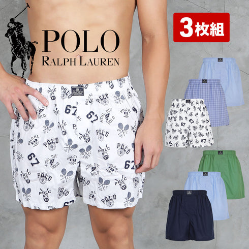 ポロ ラルフローレン POLO RALPH LAUREN 【3枚セット】OPEN BOXER メンズ トランクス 下着 おしゃれ 人気 プレゼント 彼氏