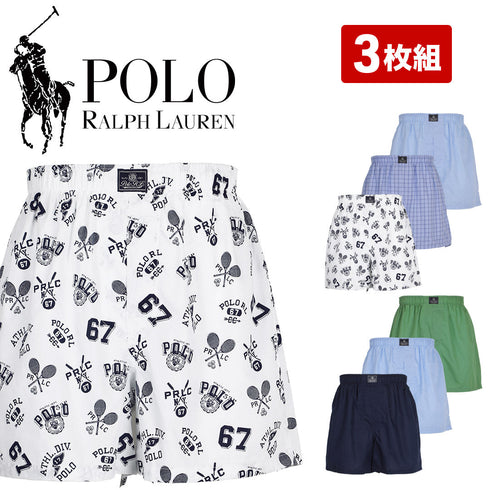 ポロ ラルフローレン POLO RALPH LAUREN 【3枚セット】OPEN BOXER メンズ トランクス