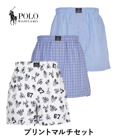 ポロ ラルフローレン POLO RALPH LAUREN 【3枚セット】OPEN BOXER メンズ トランクス 下着 おしゃれ 人気 プレゼント 彼氏