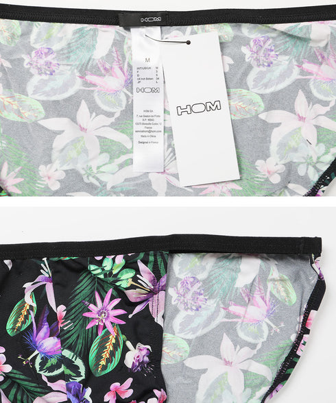 オム HOM HOM ASIA Tanga Briefs Print メンズ タンガ 【メール便】 プレゼント クリスマス ギフト 彼氏 夫 旦那