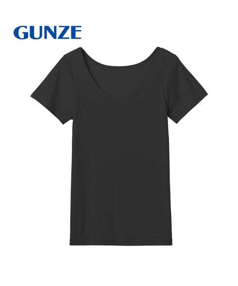 グンゼ GUNZE アセドロン レディース 汗取り付2分袖インナー 【メール便】