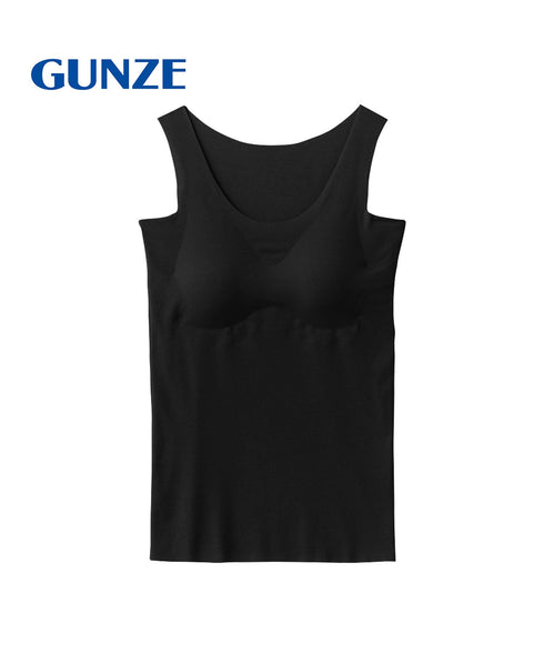 グンゼ GUNZE アセドロン レディース 汗取り パッド付タンクトップ 【メール便】