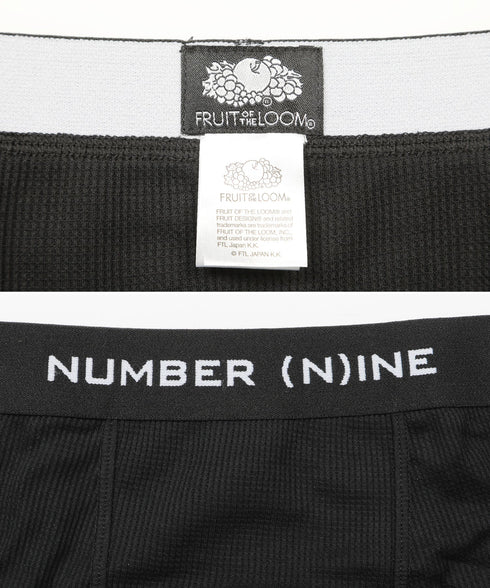 フルーツオブザルーム FRUIT OF THE LOOM 【2枚セット】FTLxNUMBER(N)INE ワッフル メンズボクサーパンツ 【メール便】