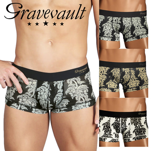 グレイブボールト Gravevault aloha メンズ ローライズ ボクサーパンツ 【メール便】