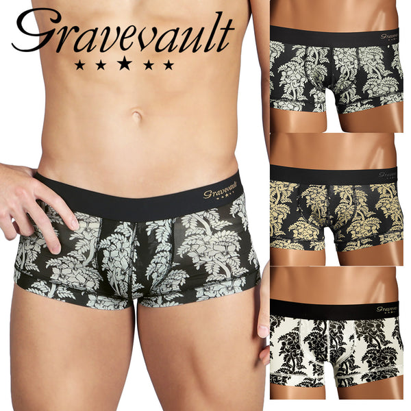 グレイブボールト Gravevault aloha メンズ ローライズ ボクサーパンツ 【メール便】
