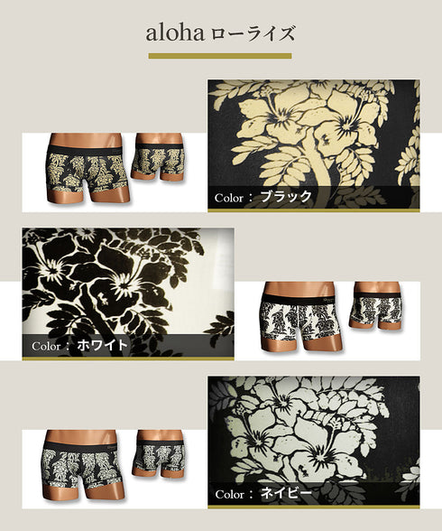 グレイブボールト Gravevault aloha メンズ ローライズ ボクサーパンツ 【メール便】