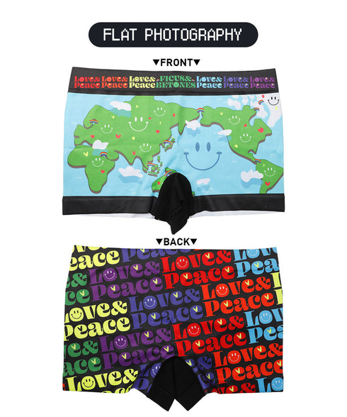 ビトーンズ BETONES LOVE&PEACE メンズボクサーパンツ 【メール便】