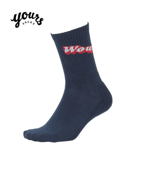 ユアーズソックス yours SOCKS WOW メンズ クルーソックス 【メール便】