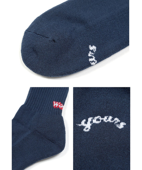 ユアーズソックス yours SOCKS WOW メンズ クルーソックス 【メール便】