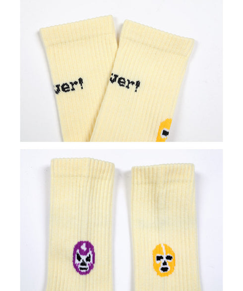 ユアーズソックス yours SOCKS WRESTLER メンズ クルーソックス 【メール便】