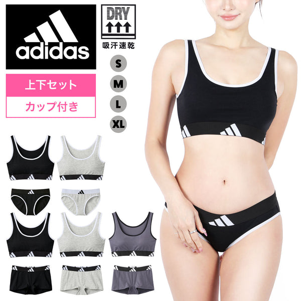 アディダス adidas Basic レディース ハ-フトップ&ショーツ 上下セット
