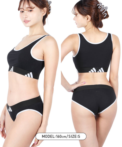 アディダス adidas Basic レディース ハ-フトップ&ショーツ 上下セット