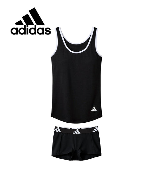 アディダス adidas Basic レディース ブラタンクトップ&ショーツ 上下セット
