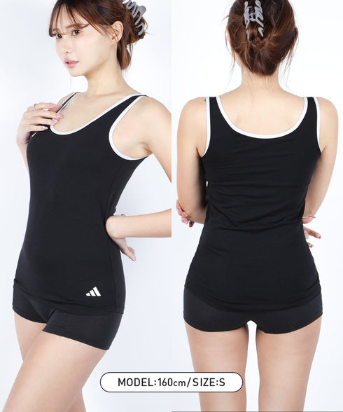アディダス adidas Basic レディース ブラタンクトップ&ショーツ 上下セット