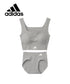 アディダス adidas 完全無縫製 レディース クロップトップ&ハ-フショーツ 上下セット