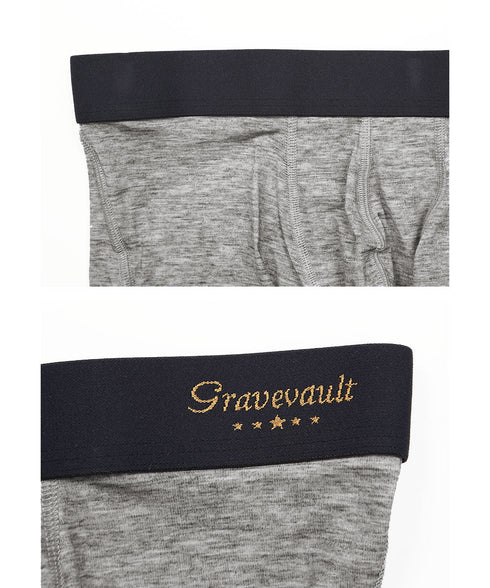 グレイブボールト Gravevault PLAIN メンズ ショート ボクサーパンツ 【メール便】