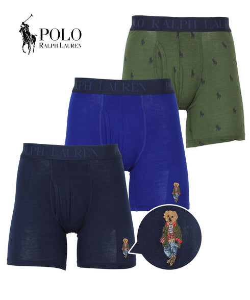 ポロ ラルフローレン POLO RALPH LAUREN 【3枚セット】Gift Sets メンズ ロングボクサーパンツ 下着 おしゃれ 人気 プレゼント 彼氏