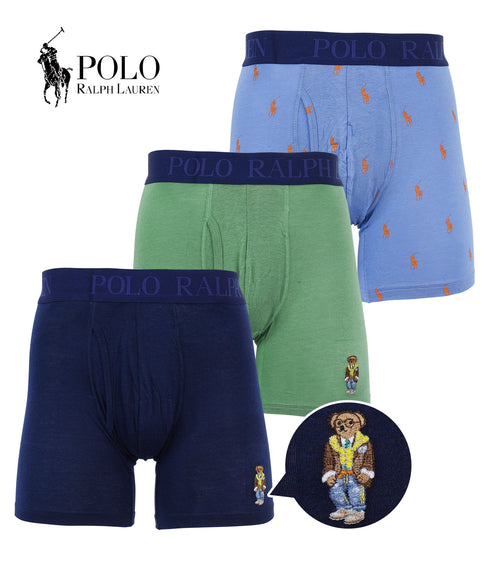 ポロ ラルフローレン POLO RALPH LAUREN 【3枚セット】Gift Sets メンズ ロングボクサーパンツ 下着 おしゃれ 人気 プレゼント 彼氏