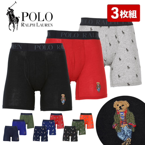 ポロ ラルフローレン POLO RALPH LAUREN 【3枚セット】Gift Sets メンズ ロングボクサーパンツ
