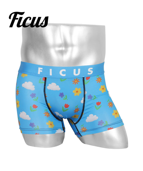 フィークス FICUS Crayon Flower メンズボクサーパンツ 【メール便】